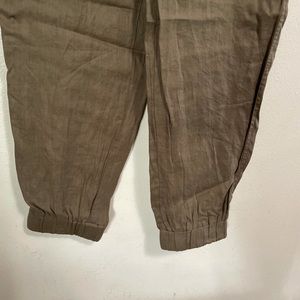 Nwt Magaschoni Linen Joggers 